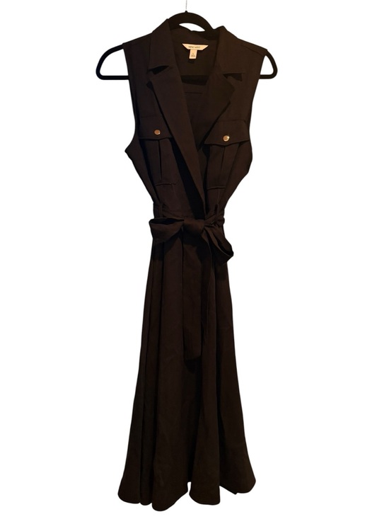 Anne Klein Dresses & Skirts - Anne Klein NEW WITH TAGS Black Utility Midi Dress Size L Lyocell